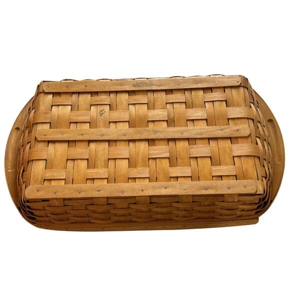 Longaberger Authentic 2003 Classic Hostess Serve-it-up Basket Combo Decor - Picture 7 of 10